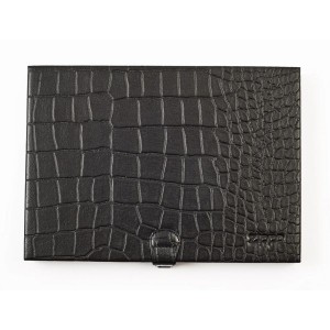Leather Collector's case. Black