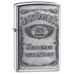 Jack Daniel's Label-Pewter Emblem. High 