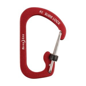 SlideLock® Carabiner Aluminum #2 - Red