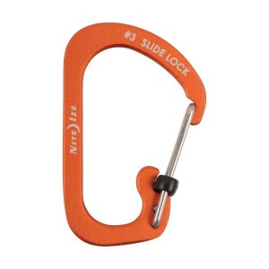 SlideLock® Carabiner Aluminum #3 - Orange